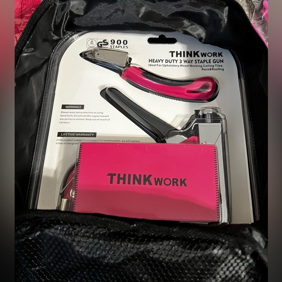 NWT Thinkwork 27pc 3 in 1 Staple Gun Set with Tools - Picture 7 of 12